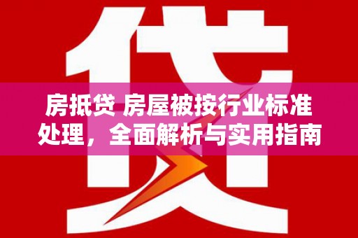金塔房抵贷 房屋被按行业标准处理，全面解析与实用指南